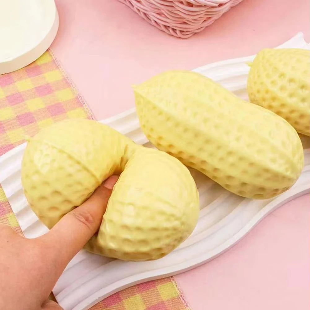 Giant Peanut Squishy – Satisfying Stress Toy 🥜