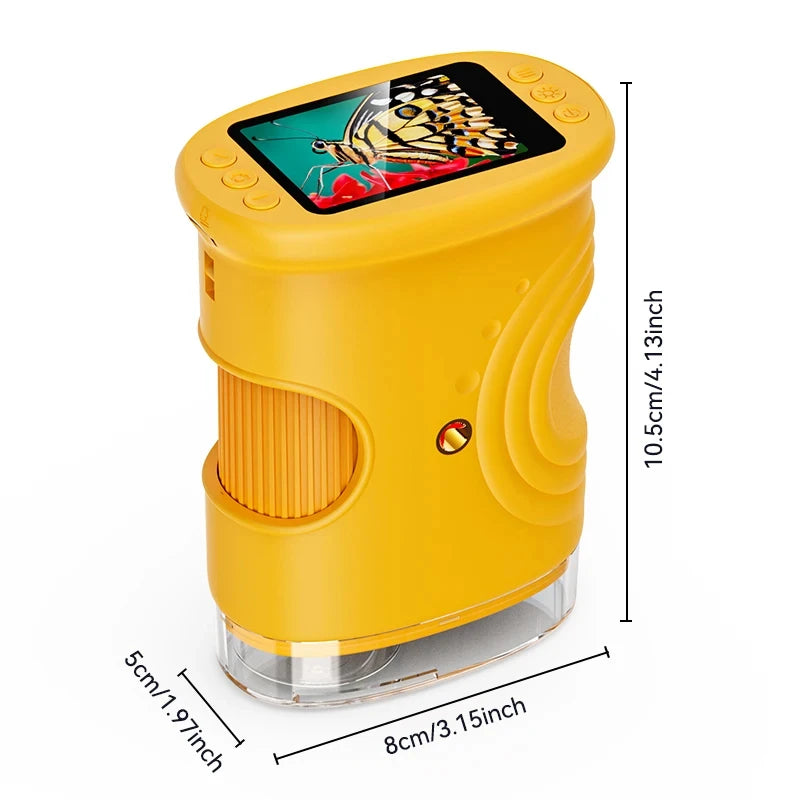 Kids Handheld Digital Microscope – 1000X Pocket Explorer