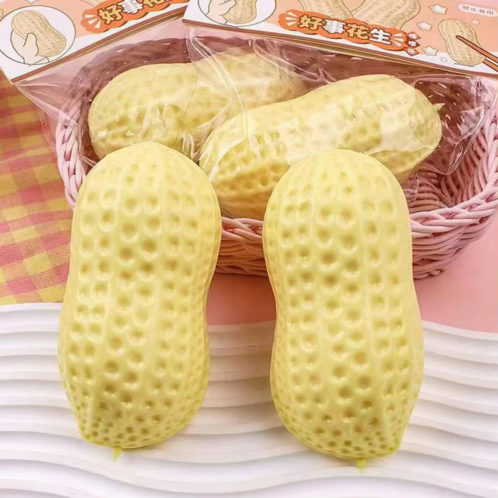 Giant Peanut Squishy – Satisfying Stress Toy 🥜