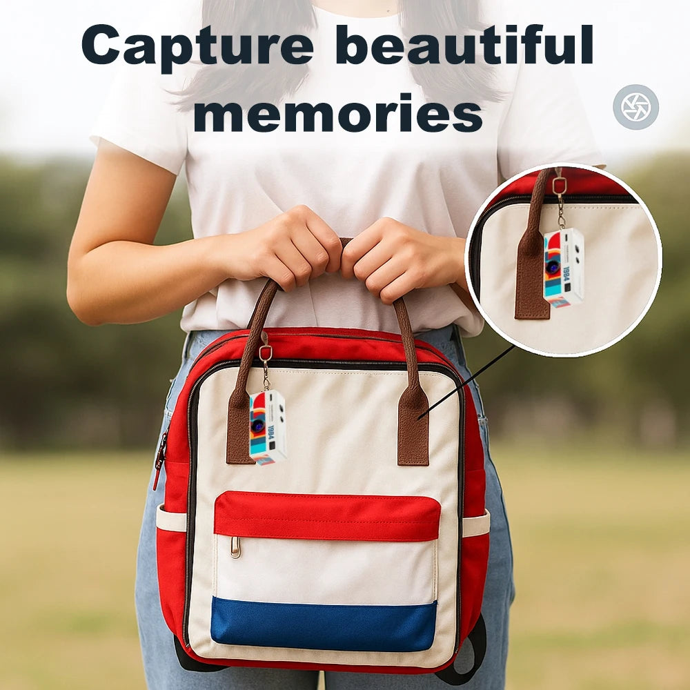 Mini Retro Keychain Digital Camera – 1080P Pocket Camera 📸
