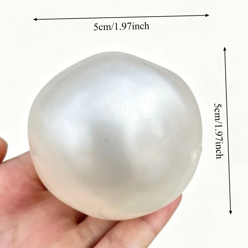 Pearl Coconut Oil Squishy – Super Soft Satisfying Stress Ball