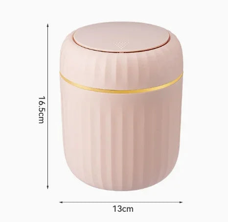 Mini Desktop Bin with Lid – Cute & Compact