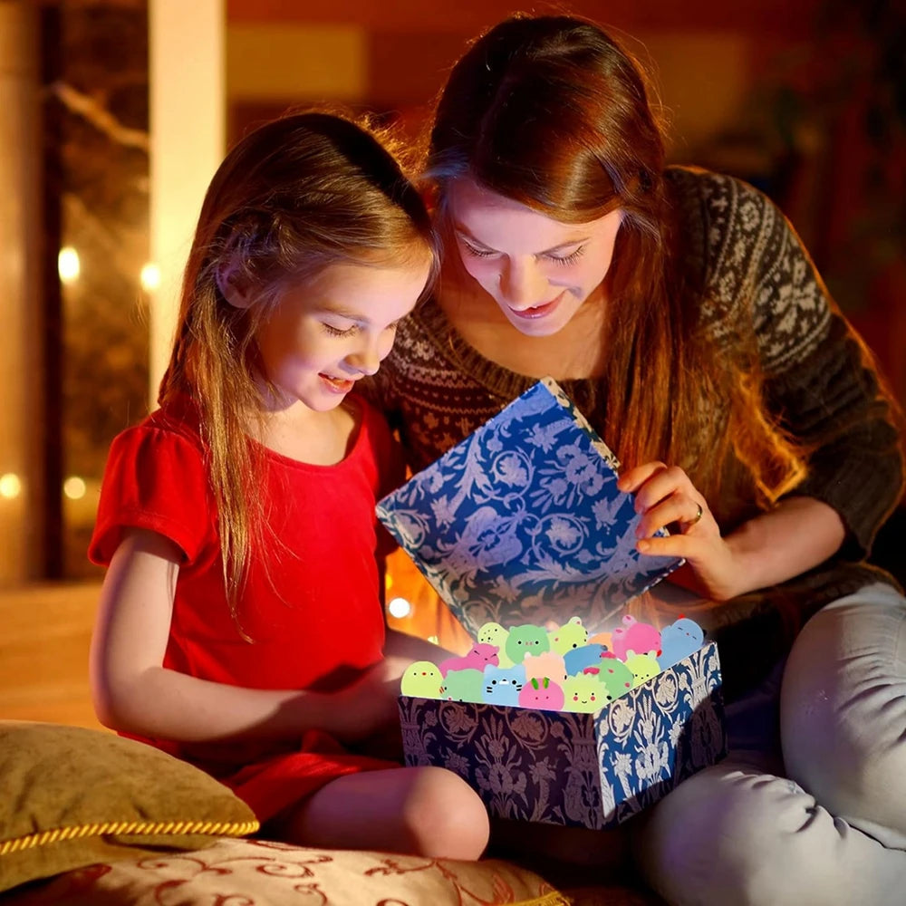 Glow-in-the-Dark Mini Animal Squishies – 12, 24 or 36 Pack ✨
