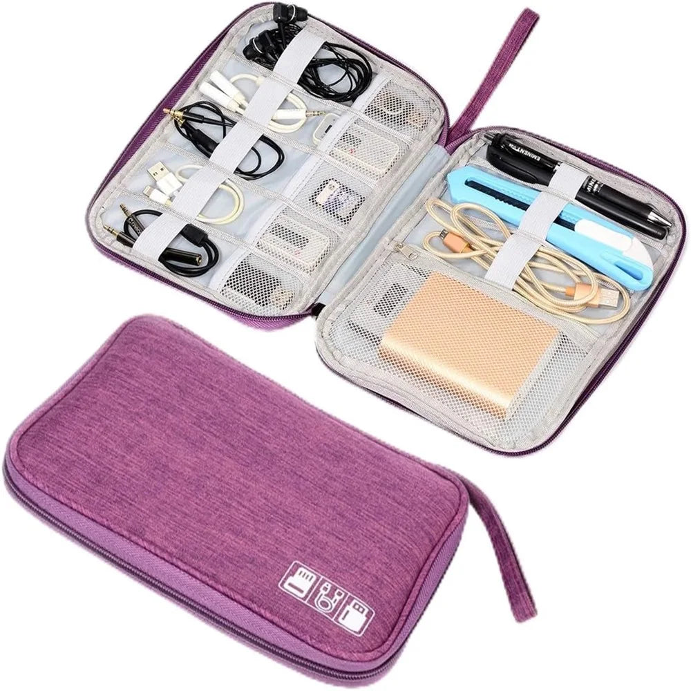 Travel Tech Organizer – Cable & Electronics Storage Bag