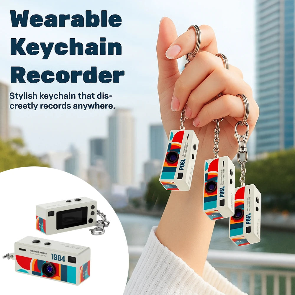 Mini Retro Keychain Digital Camera – 1080P Pocket Camera 📸