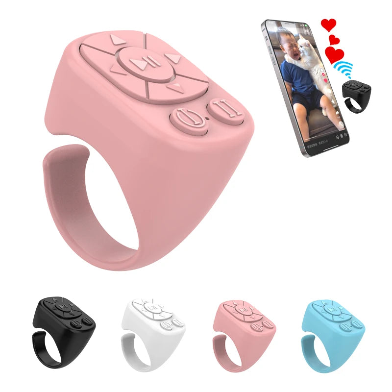 Hands-Free Scroll Ring – Bluetooth Phone Remote 📱