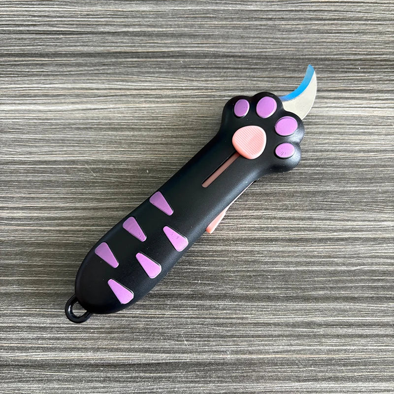 Cute Cat Paw Utility Knife – Retractable Parcel Opener 🐾