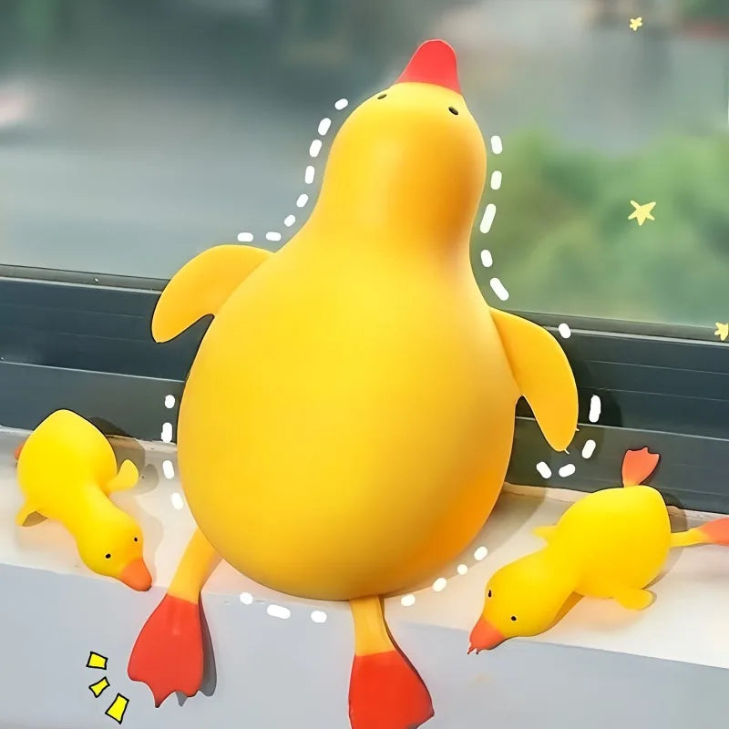 Giant Squishy Duck – Oversized Squeeze & Stress Toy 🦆