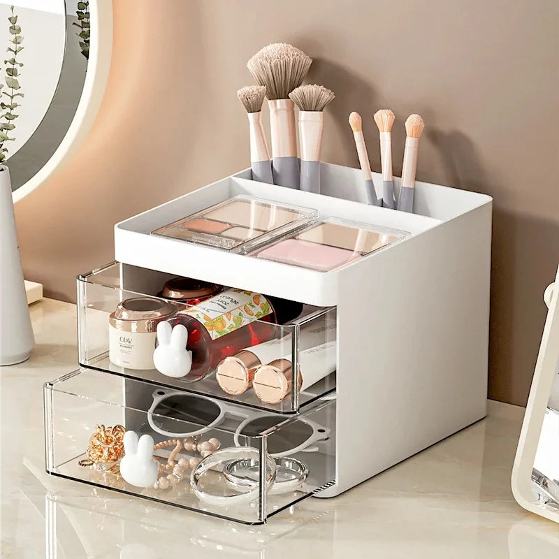 Mini Desk Organiser with Drawers – Compact Desktop Storage