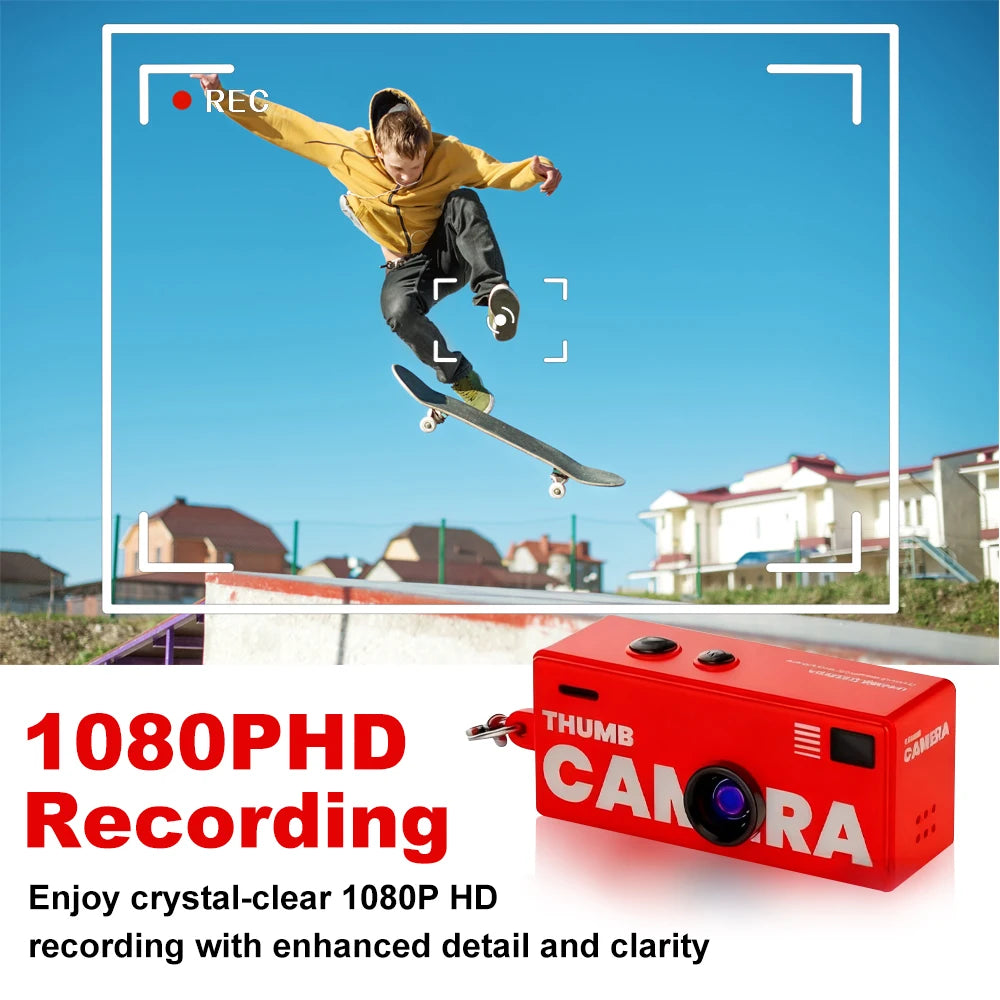 Mini Retro Keychain Digital Camera – 1080P Pocket Camera 📸