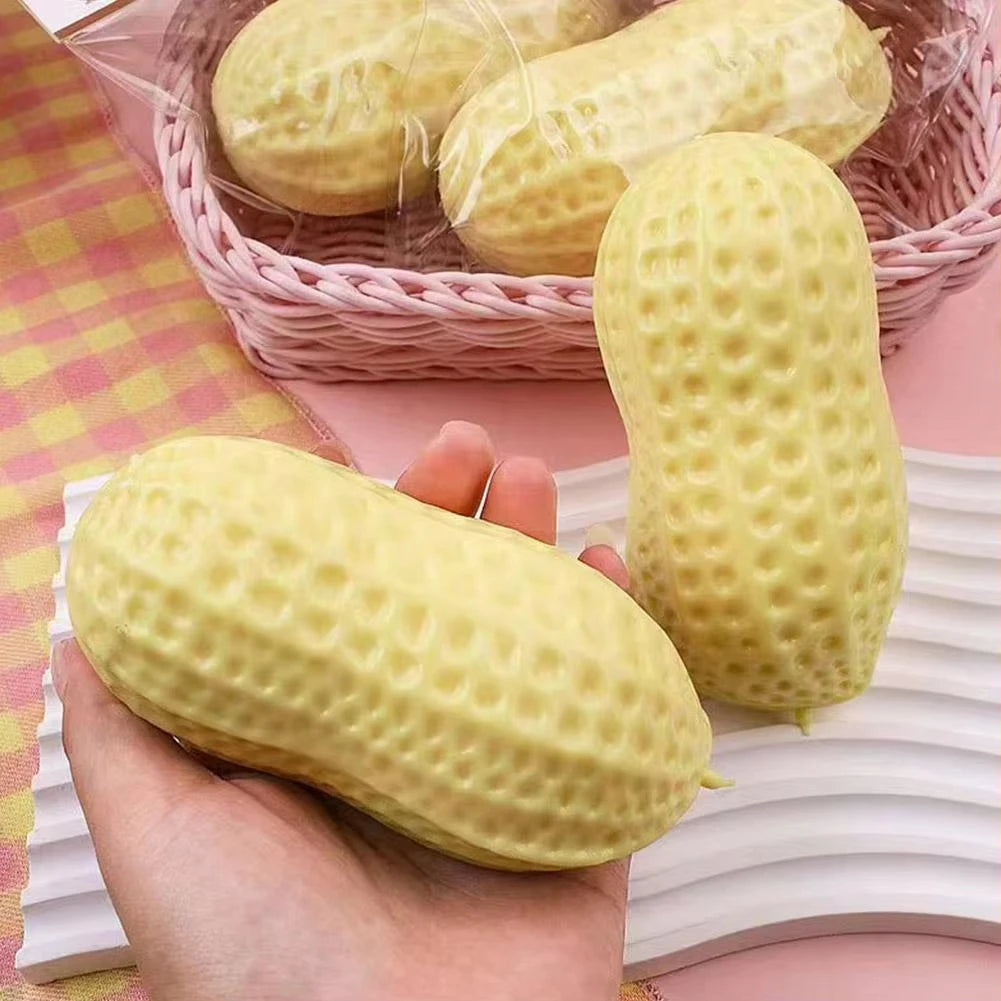 Giant Peanut Squishy – Satisfying Stress Toy 🥜