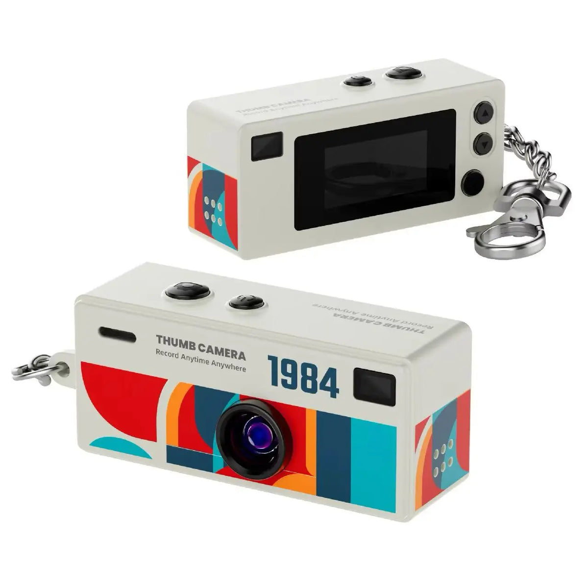 Mini Retro Keychain Digital Camera – 1080P Pocket Camera 📸