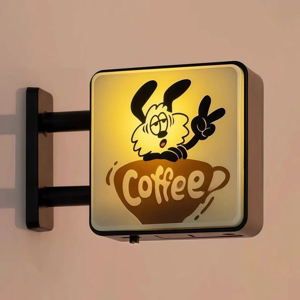 ✨ Mini Light-Up Café Fridge Magnet